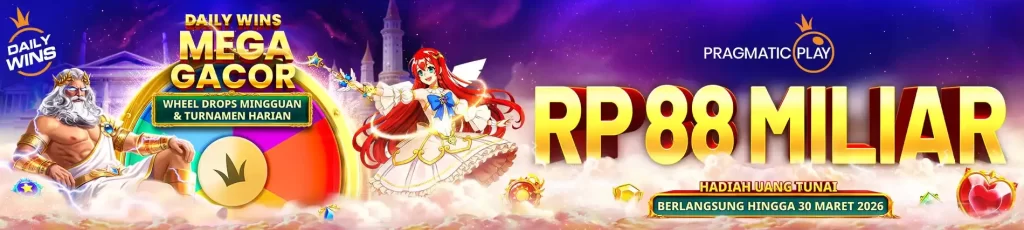 Event Pragmatic Daily Wins Mega Gacor Level 12 Start 02 March 2026 Hingga 29 Maret 2026 69a41b8c15bbd 1024x230